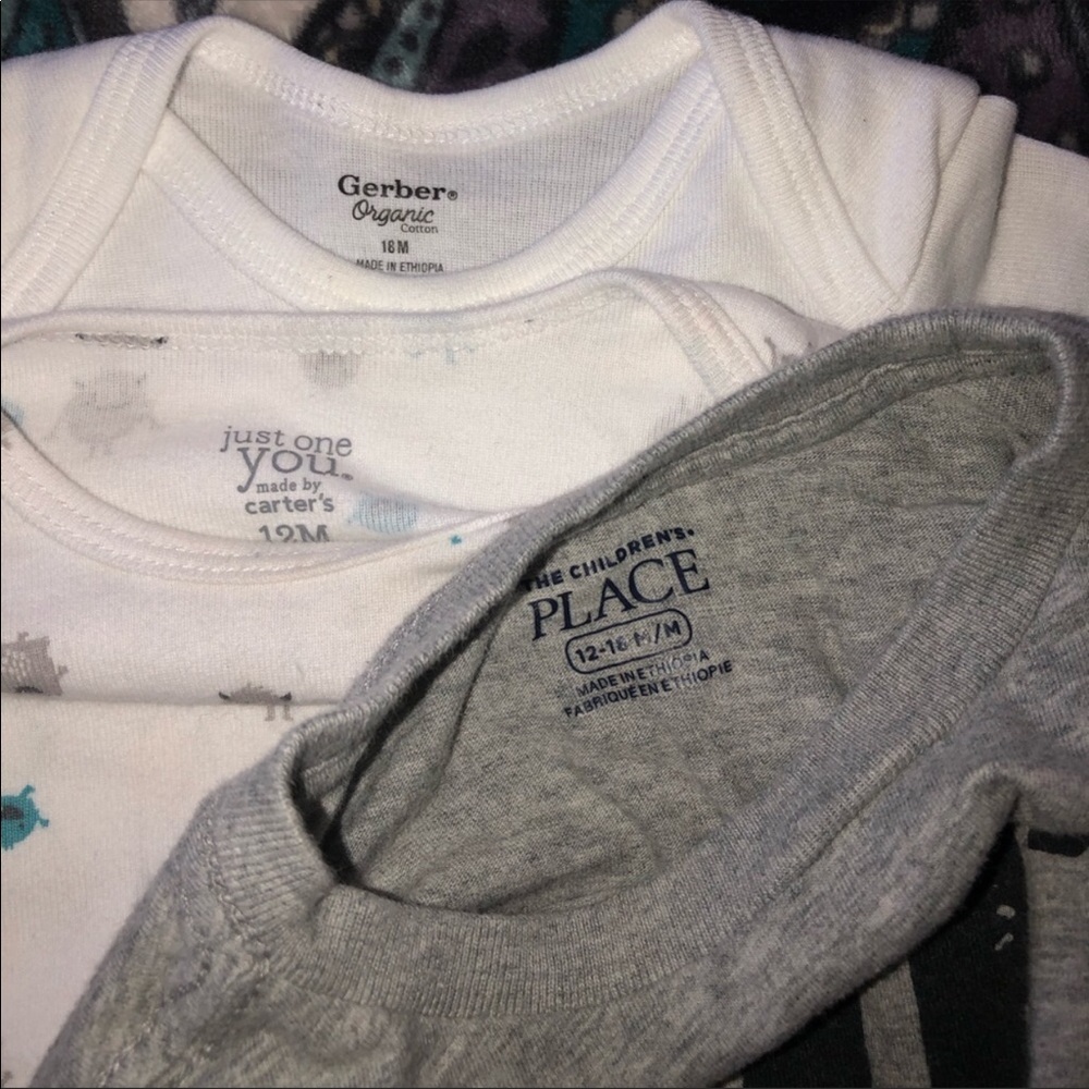 3 long sleeves lot/ Long Sleeve Onesies / Winter